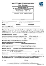 ias / SVS-Versicherungskarten Fax-Anfrage - IAS Internationale ...