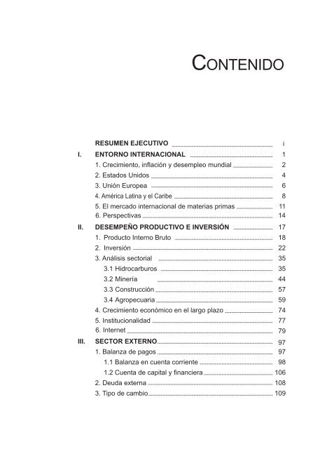 Informe de Milenio sobre la Economía, gestión 2012, No. 34