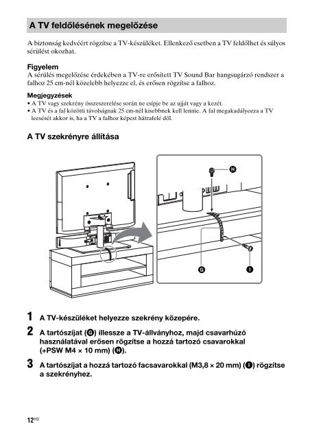 Sony WS-32SE1B - WS-32SE1B Consignes d&rsquo;utilisation Norv&eacute;gien