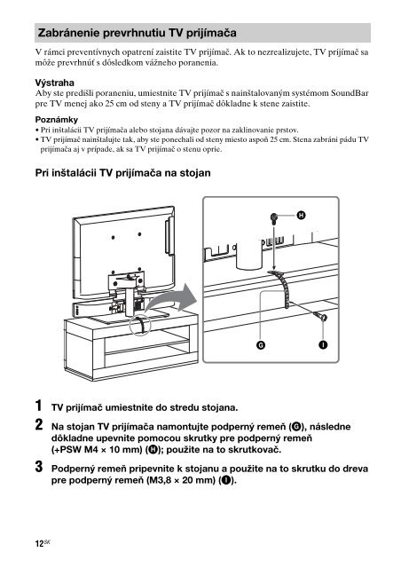 Sony WS-32SE1B - WS-32SE1B Consignes d&rsquo;utilisation Norv&eacute;gien