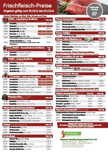 Windmann Frischfleisch 2016 kw07