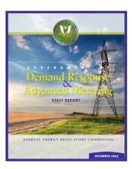 Assessment of Demand Response and Advanced Metering Staff Report