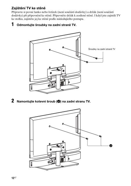 Sony WS-46SE1B - WS-46SE1B Consignes d&rsquo;utilisation Turc