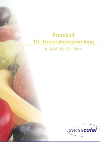 GV-Protokoll Deckblatt 2010.cdr - Swisscofel