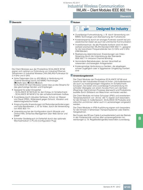 Industrial Wireless Communication - Siemens