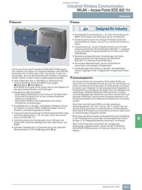 Industrial Wireless Communication - Siemens