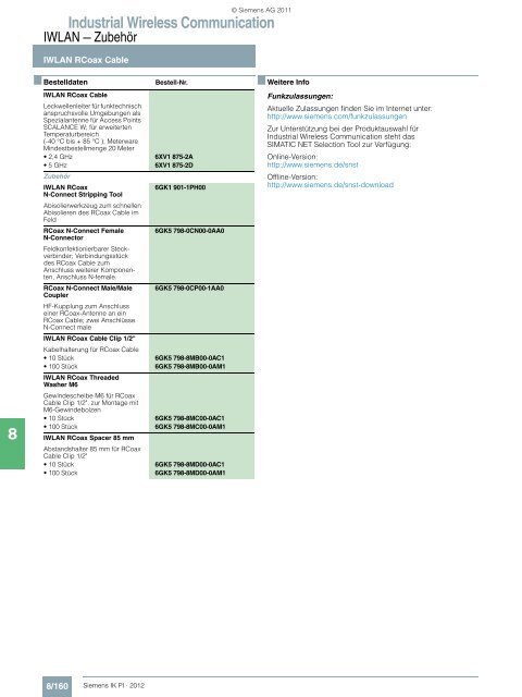 Industrial Wireless Communication - Siemens