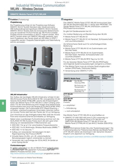 Industrial Wireless Communication - Siemens