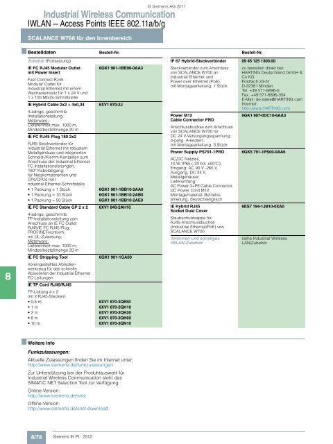 Industrial Wireless Communication - Siemens