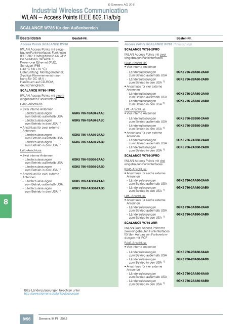 Industrial Wireless Communication - Siemens