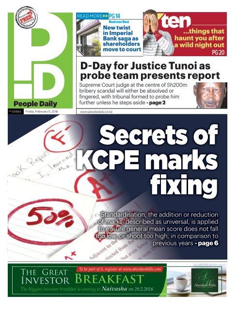 Secrets Of Kcpe Marks Fixing