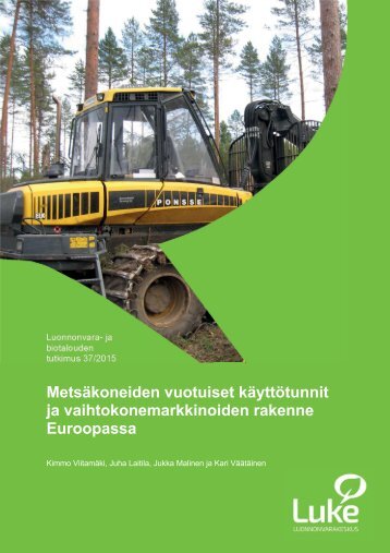 ja vaihtokonemarkkinoiden rakenne Euroopassa
