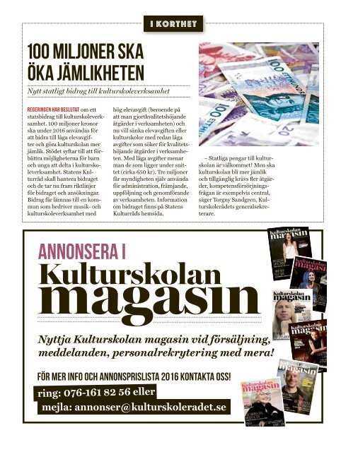 I Dina Skor vägen till melodifestivalen Kulturskolan i Halmstad