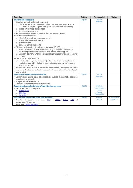 Percorso Diagnostico Terapeutico Assistenziale