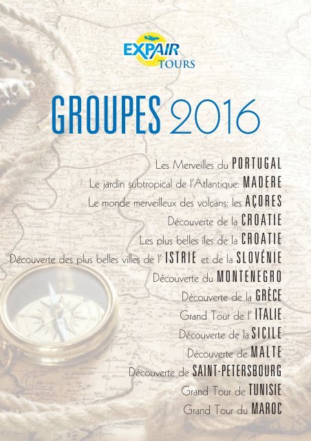 Brochure Groupes 2016