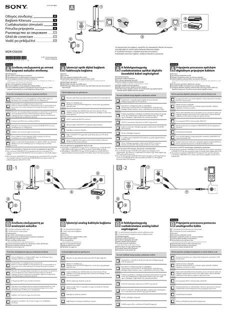 Sony MDR-DS6500 - MDR-DS6500 Guide de mise en route Slovaque