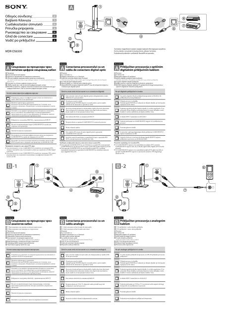 Sony MDR-DS6500 - MDR-DS6500 Guide de mise en route Slovaque