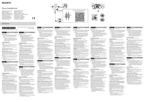 Sony MDR-EX15AP - MDR-EX15AP Mode d'emploi N&eacute;erlandais