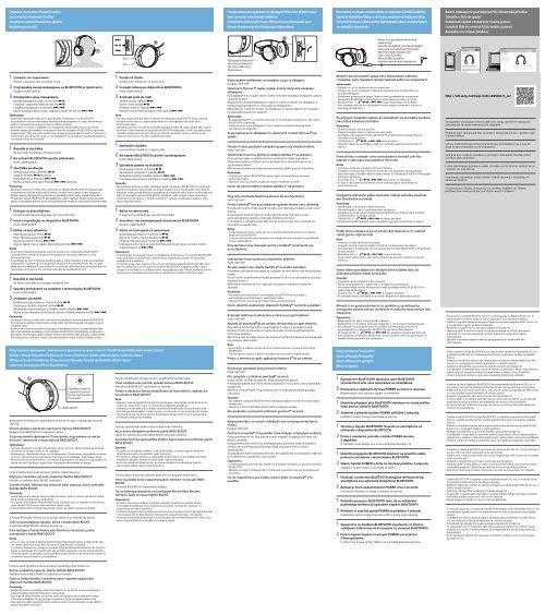 Sony MDR-XB950BT - MDR-XB950BT Guide de mise en route Roumain