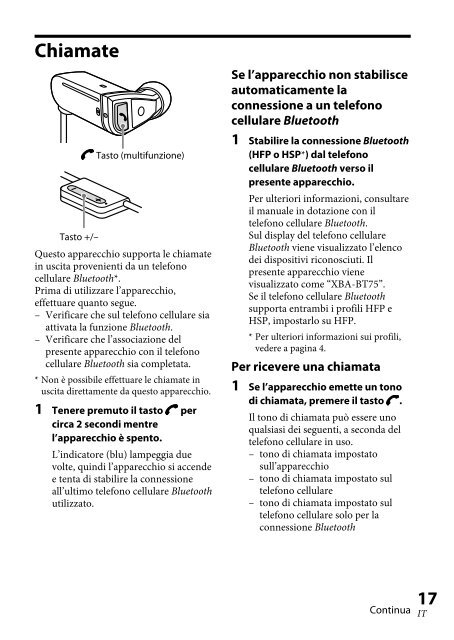 Sony XBA-BT75 - XBA-BT75 Consignes d&rsquo;utilisation Hongrois
