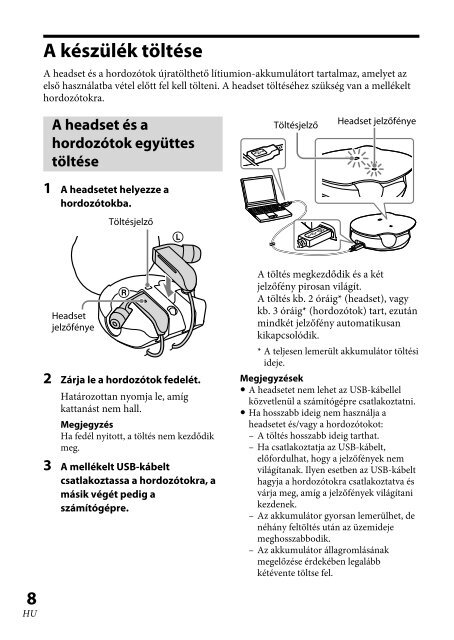 Sony XBA-BT75 - XBA-BT75 Consignes d&rsquo;utilisation Hongrois