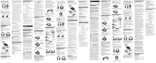 Sony MDR-NC60 - MDR-NC60 Consignes d&rsquo;utilisation