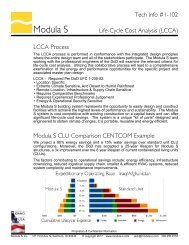 Modula S Tech Info LCCA