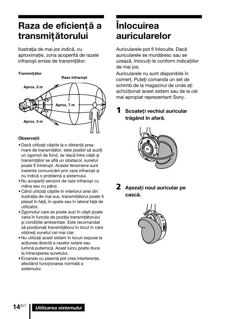 Sony MDR-IF240RK - MDR-IF240RK Consignes d&rsquo;utilisation Slov&eacute;nien