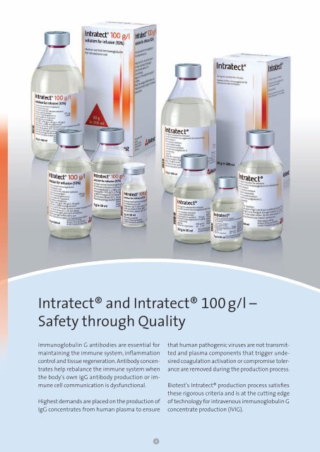 Intratect IVIg Brochure