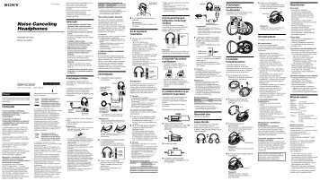 Sony MDR-NC500D - MDR-NC500D Consignes dâutilisation Hongrois