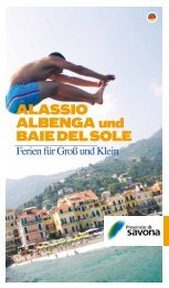 ALASSIO ALBENGA und BAIE DEL SOLE - Provincia di Savona