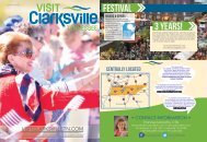 Enjoy, Visit, Experience, and Savor Clarksville - 2016