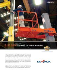 SELF PROPELLED VERTICAL MAST LIFTS - WS-Skyworker