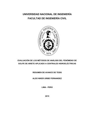 Fenómeno del Golpe de Ariete - Método de las Características