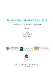 DIAGNOZA SPOŁECZNA 2015