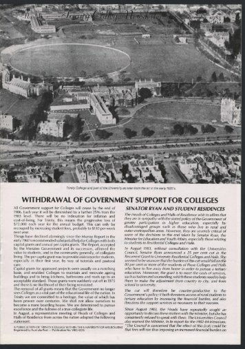 Trinity College Newsletter, vol 1 no 26, December 1984