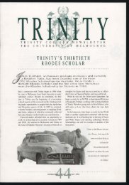 Trinity College Newsletter, vol 1 no 44, February 1992