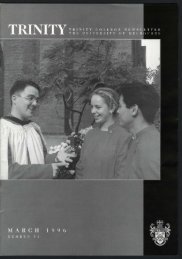 Trinity College Newsletter, vol 1 no 51, March 1996