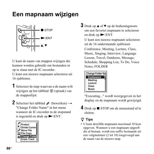 Sony ICD-SX712 - ICD-SX712 Consignes d&rsquo;utilisation N&eacute;erlandais