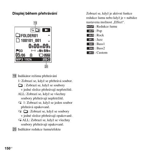 Sony ICD-UX513F - ICD-UX513F Consignes d&rsquo;utilisation Tch&egrave;que