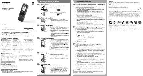 Sony ICD-PX333 - ICD-PX333 Guide de mise en route Estonien