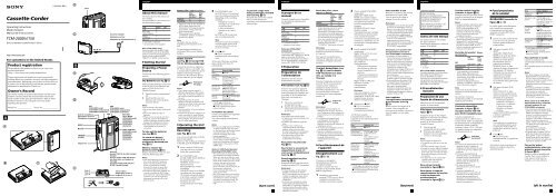 Sony TCM-150 - TCM-150 Consignes d&rsquo;utilisation Fran&ccedil;ais