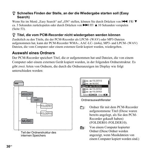 Sony PCM-M10 - PCM-M10 Consignes d&rsquo;utilisation Allemand