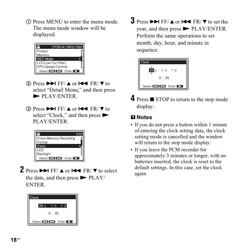 Sony PCM-M10 - PCM-M10 Consignes d&rsquo;utilisation Anglais