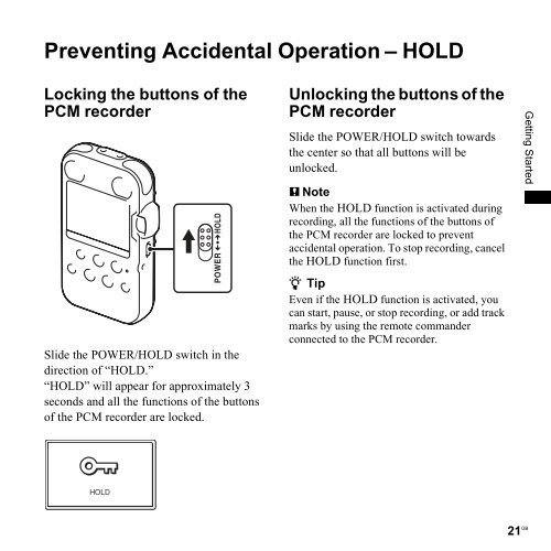 Sony PCM-M10 - PCM-M10 Consignes d&rsquo;utilisation Anglais