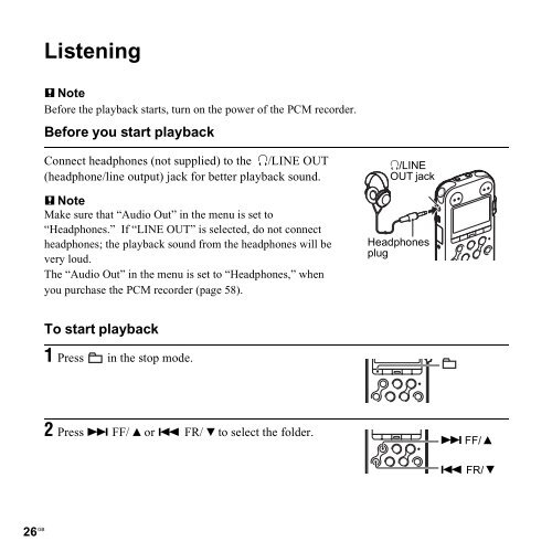 Sony PCM-M10 - PCM-M10 Consignes d&rsquo;utilisation Anglais