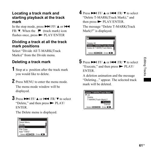 Sony PCM-M10 - PCM-M10 Consignes d&rsquo;utilisation Anglais