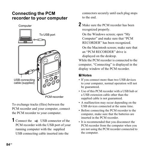 Sony PCM-M10 - PCM-M10 Consignes d&rsquo;utilisation Anglais