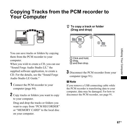 Sony PCM-M10 - PCM-M10 Consignes d&rsquo;utilisation Anglais