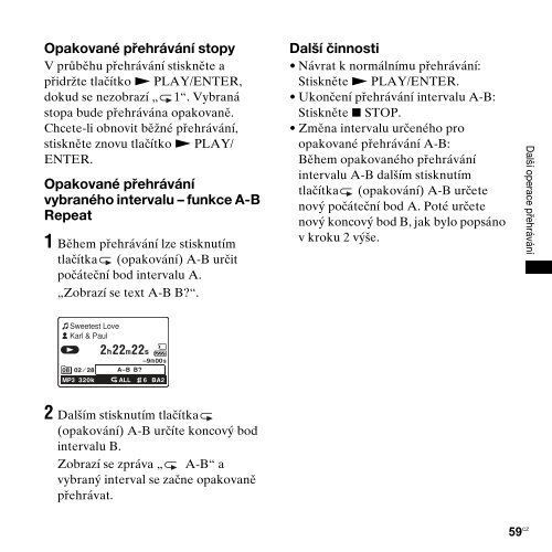 Sony PCM-M10 - PCM-M10 Consignes d&rsquo;utilisation Tch&egrave;que